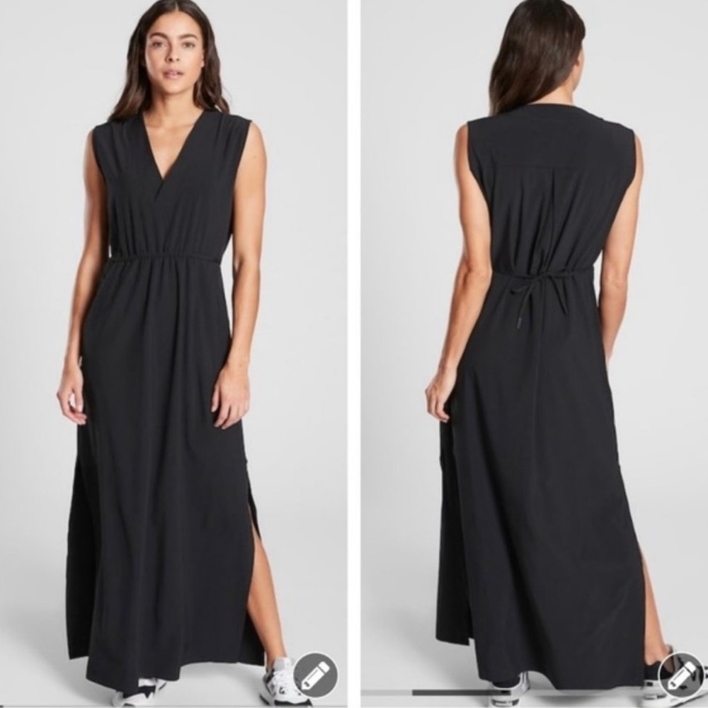 Athleta Black Marlow Maxi Dress